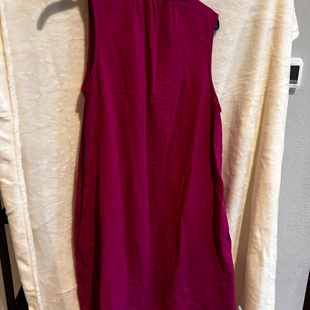 Time and Tru Fuchsia Top